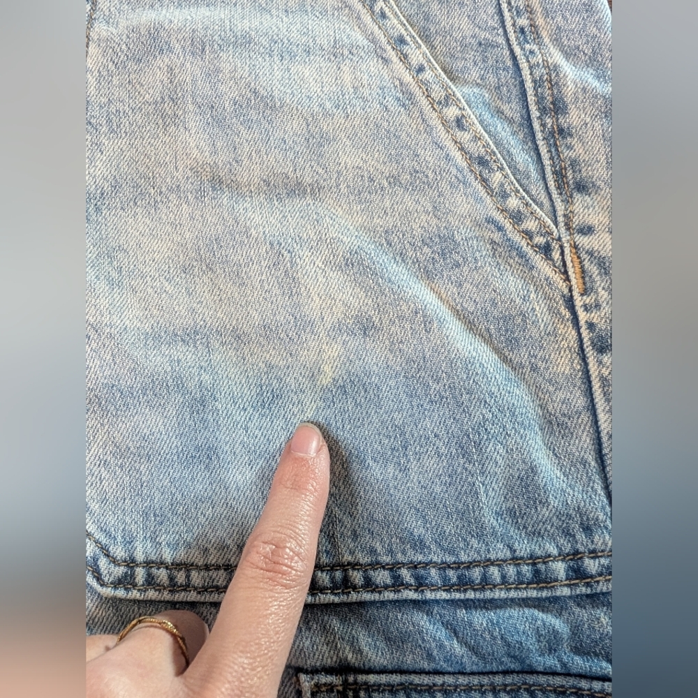 American Eagle Lightweight Denim Joggers Size 6 - Picture 7 of 10